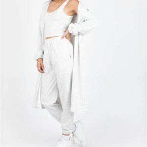 Kittenish Sunday Funday Grey Duster. NWT. Size S